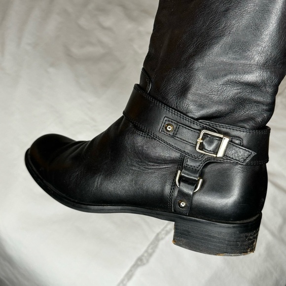 Browns Couture black leather boots gold hardware size 8.5 excellent condtion - Picture 8 of 15
